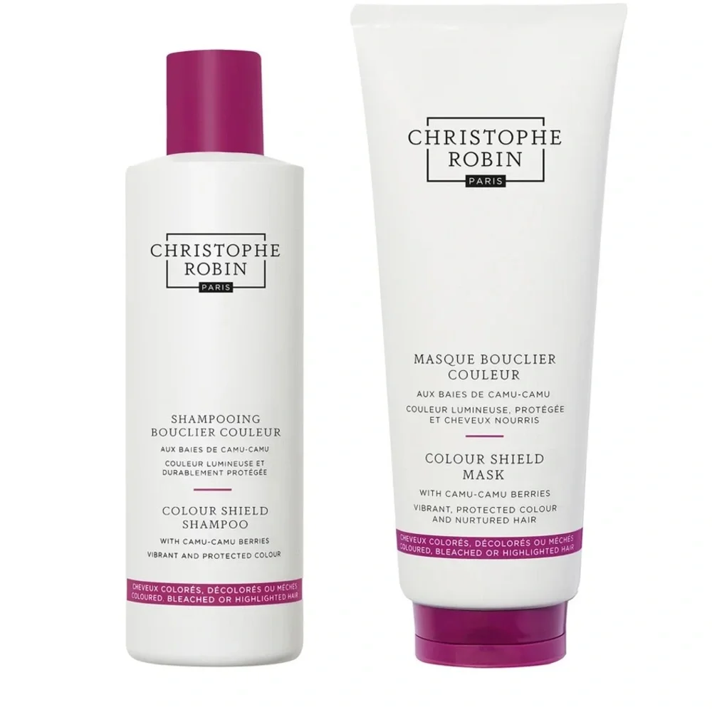 Christophe Robin COLOR SHIELD REGIMEN (WORTH $77) Shampoo & Conditioner Set - Picture 1 of 5